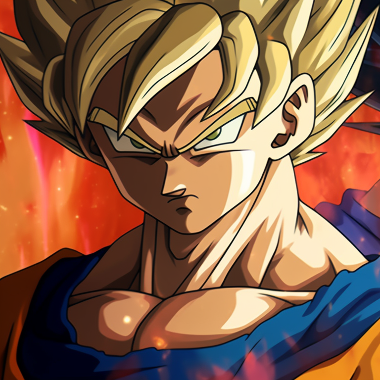 Goku and Vegeta in dynamic battle poses, dramatic shading and intense expressions. best goku and vegeta matching pfp pfp for discord.