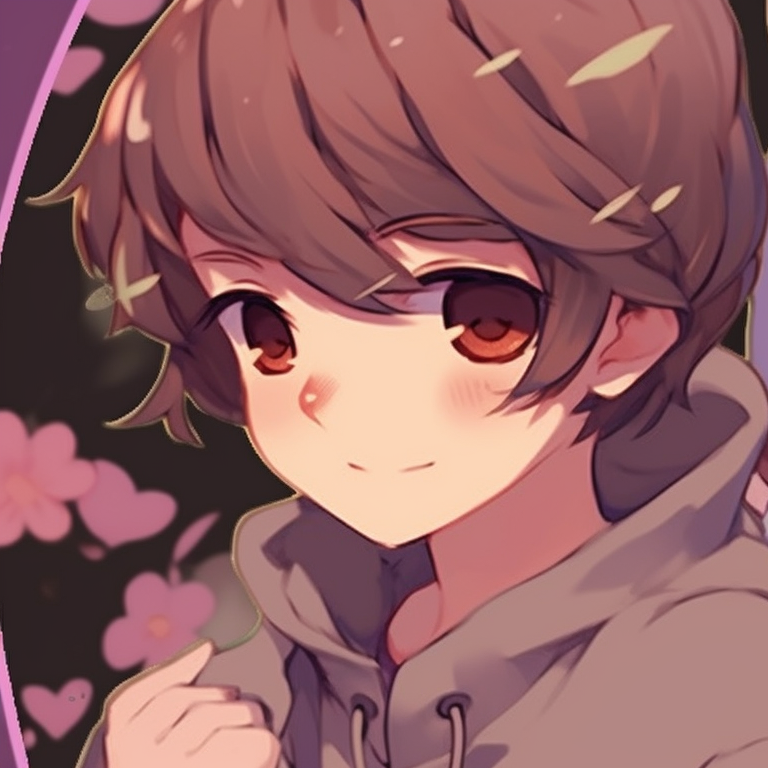 Two school-uniformed characters, clean lines and soft lighting. cute friends matching pfp pfp for discord.