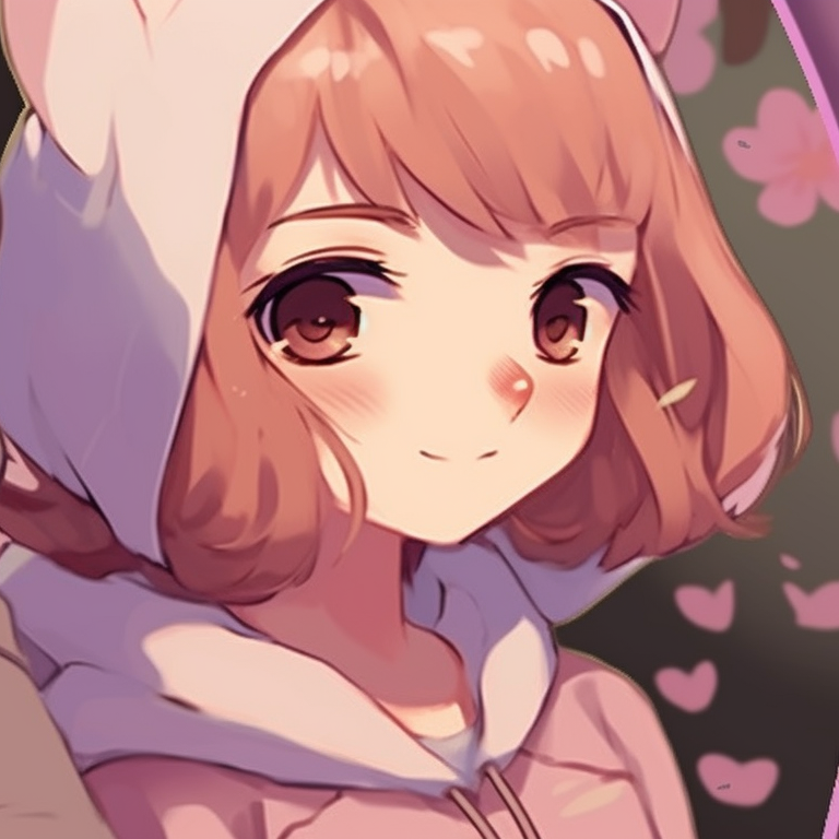 Two school-uniformed characters, clean lines and soft lighting. cute friends matching pfp pfp for discord.