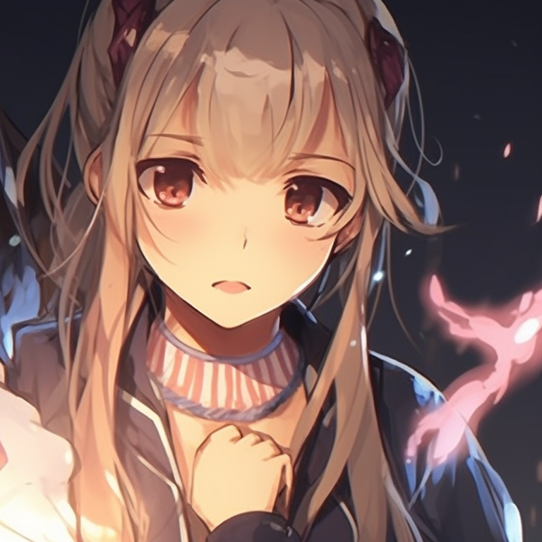 Two female characters in sailor-themed outfits, a clear blue sky in the background, and bright, sunny colors. female best friends matching pfp pfp for discord.