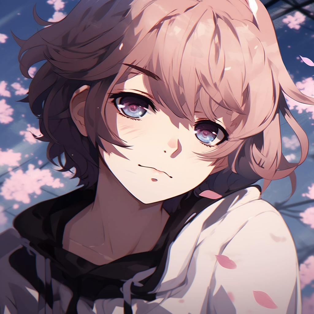 Sakura's face illuminated with a heavenly glow, soft shading and a light color scheme. cool pfp anime scenarios pfp for discord.