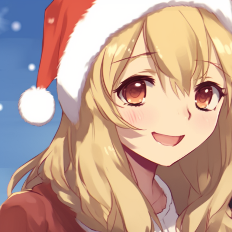 Two characters making a snowman, cold tones and shared laughter. trendy matching christmas pfp gif pfp for discord.