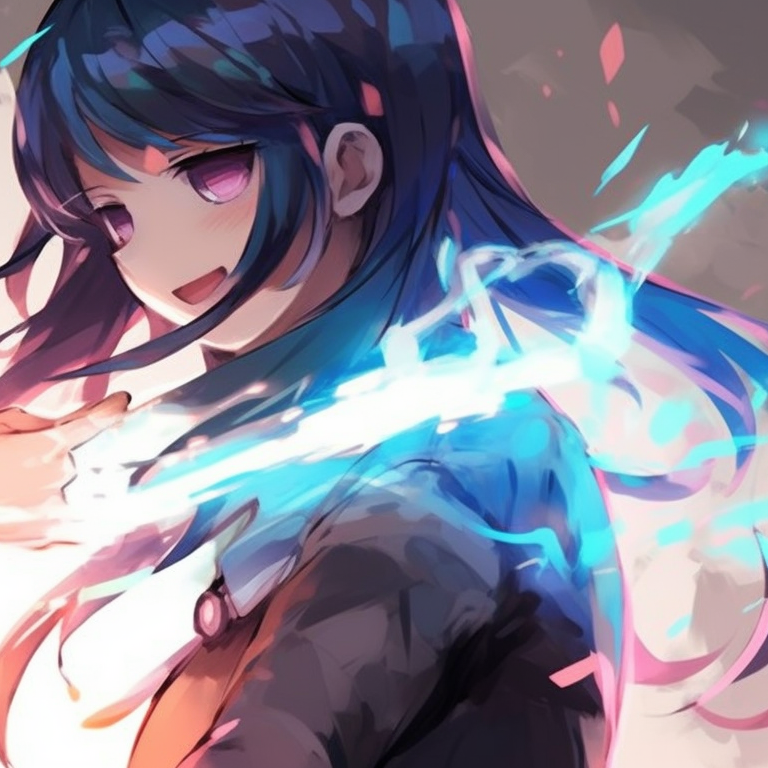 Two female characters, soft blushes and pastel details, sharing a secret. best matching pfp selections for best friends pfp for discord.