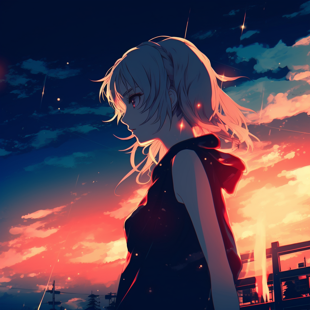 Close-up image of an anime character with glistening tears rolling down their cheek, exhibiting/featuring high definition detailing. 4k anime aesthetic profile photos