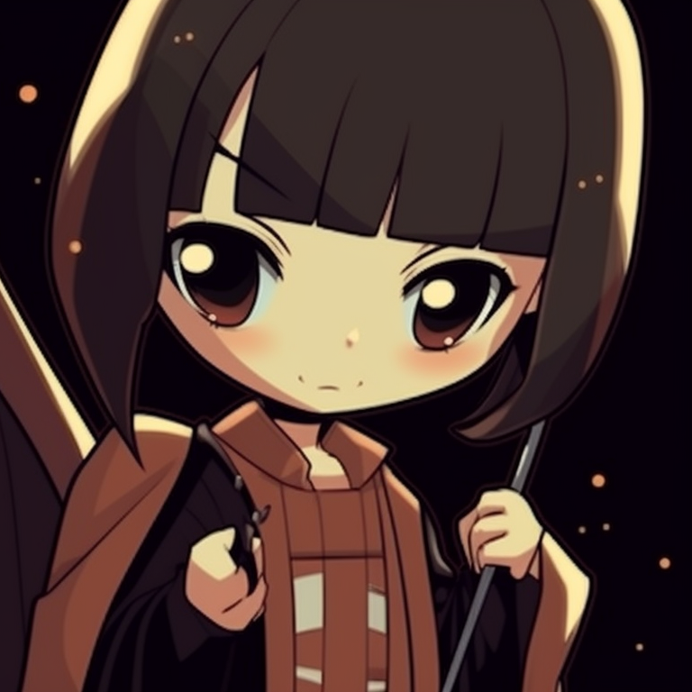 Two Sith characters in macabre Halloween costumes, shadowy color palette and intense expressions. star wars matching pfp halloween themed characters pfp for discord.