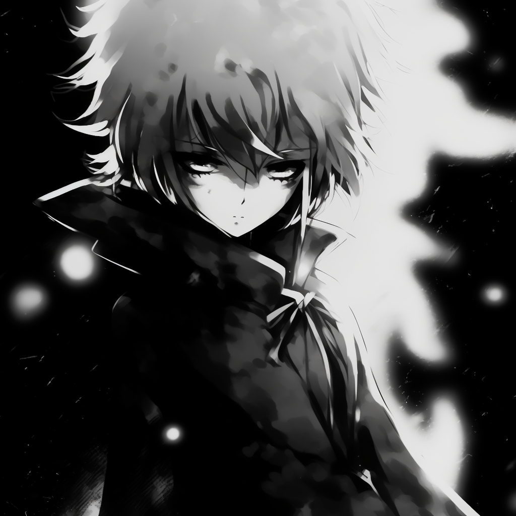 Sasuke from Naruto, glanced sideways, focus on the minute details of the face. trending black and white anime aesthetic pfp pfp for discord.