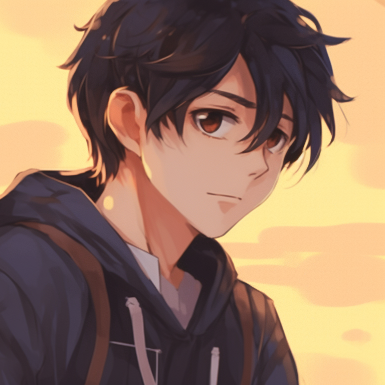 Two characters sharing spirit energy, airy colors and detailed supernatural symbols. anime inspired matching pfp couples pfp for discord.