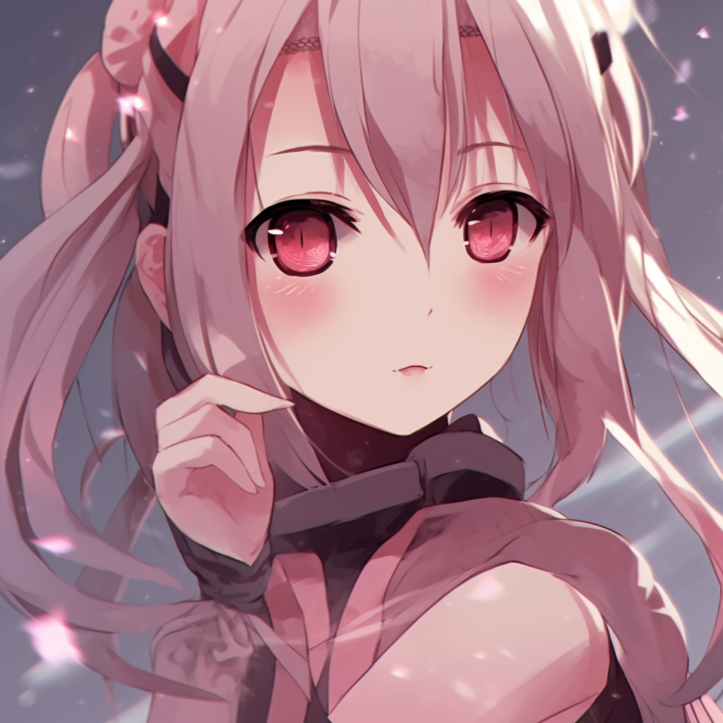 Sakura Haruno exhibiting a gentle smile, smooth shading and pastel tones. top female anime pfp pfp for discord.