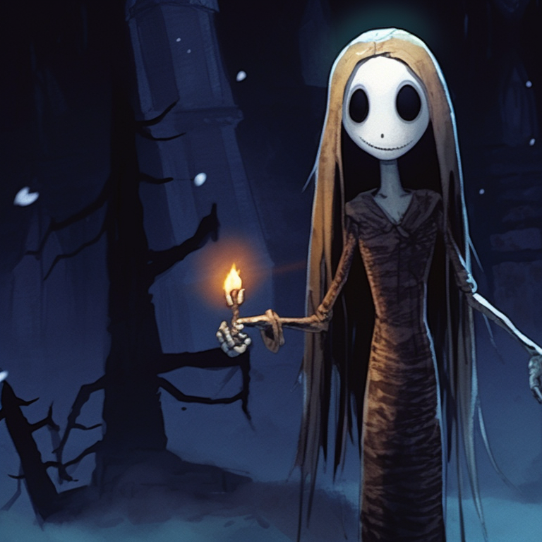 A pair of phantom figures against a somber, snow-dusted background. matching scary christmas pfp supernatural creatures pfp for discord.