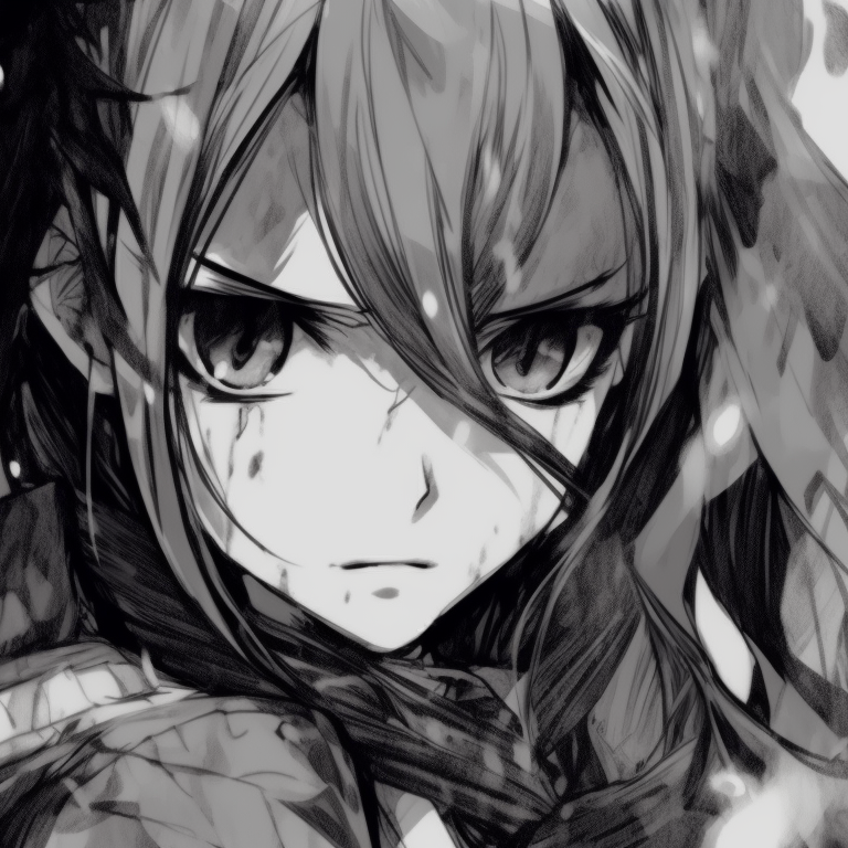 Two characters depicting Yin and Yang, balanced black and white shades, symbolic poses. black and white matching pfp anime styles pfp for discord.