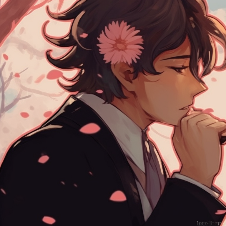 Two characters looking into each other's eyes, using dreamy pastel tones and a starry background. couples matching pfp discord ideas pfp for discord.