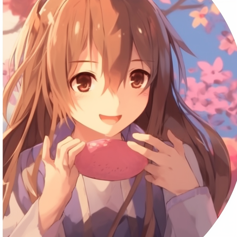 Two characters under blooming sakura, pastel colors and warm hues thematic pfp pictures for best friends pfp for discord.