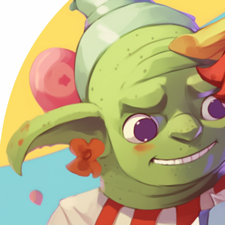 Two characters performing slapstick comedy, soft pastel color palette. comical matching pfp for couples, bringing the fun pfp for discord.