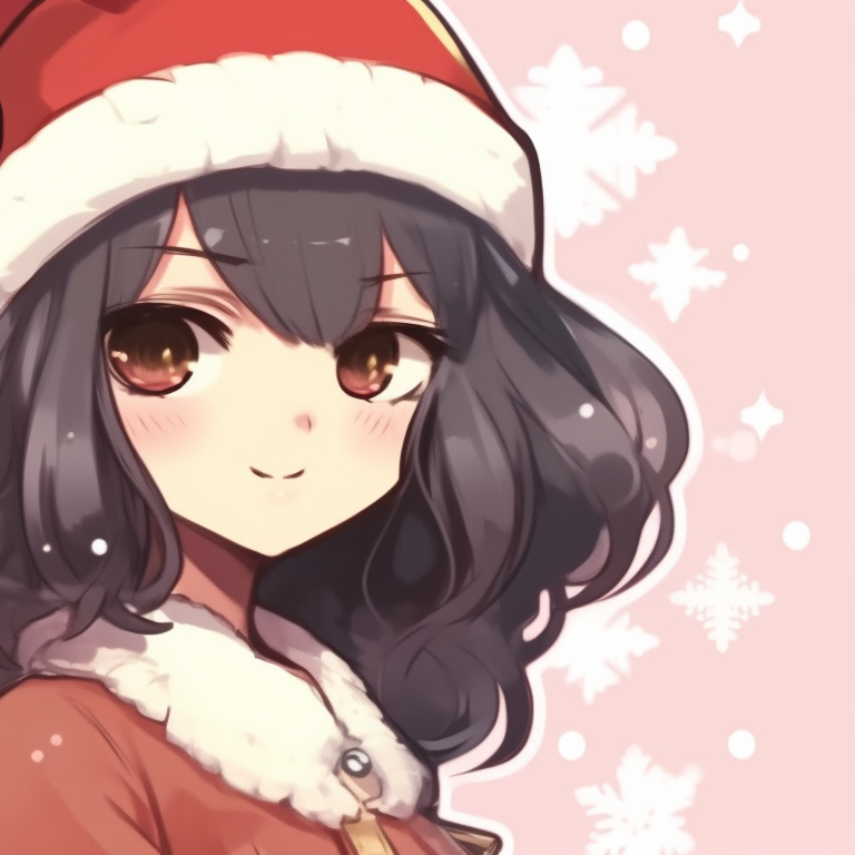 Two characters in old-fashioned Christmas outfits, sepia tones and Victorian aesthetic. classy matching christmas aesthetic pfp pfp for discord.