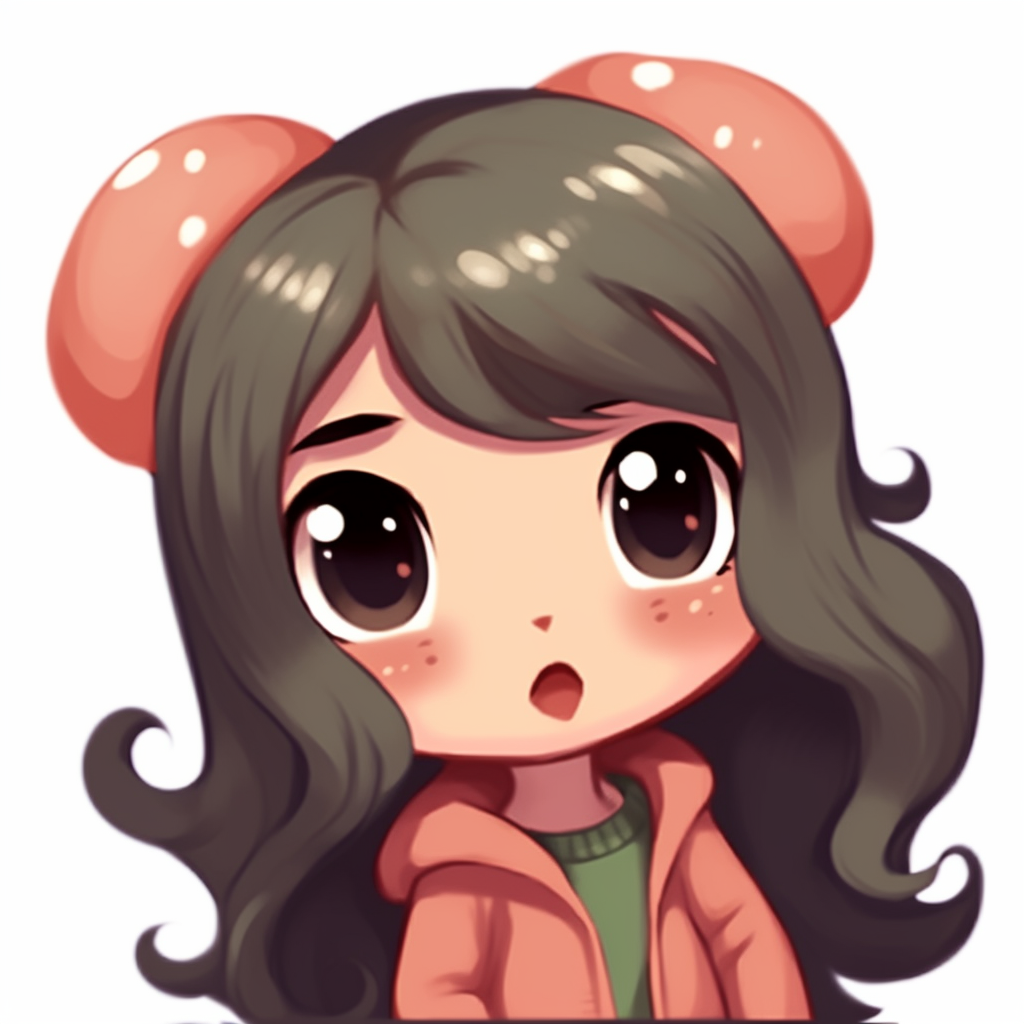 A side profile of an anime schoolgirl, focusing on the character's detailed hairstyle and soft shading. cute pfp for school accounts pfp for discord.