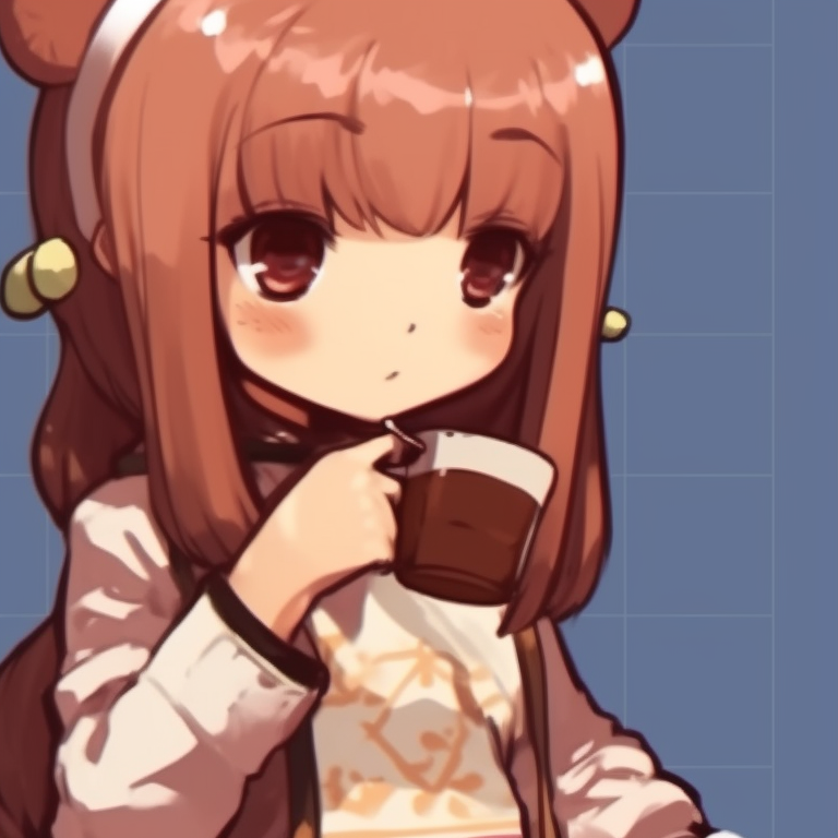 Milk and Mocha in expressive poses, rich colors and high contrast. turn heads with milk and mocha pfp pfp for discord.