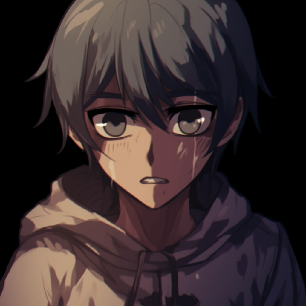 Eren's fury personified, the human emotion starkly contrasted with the monstrous transformation. anime inspired animated pfp