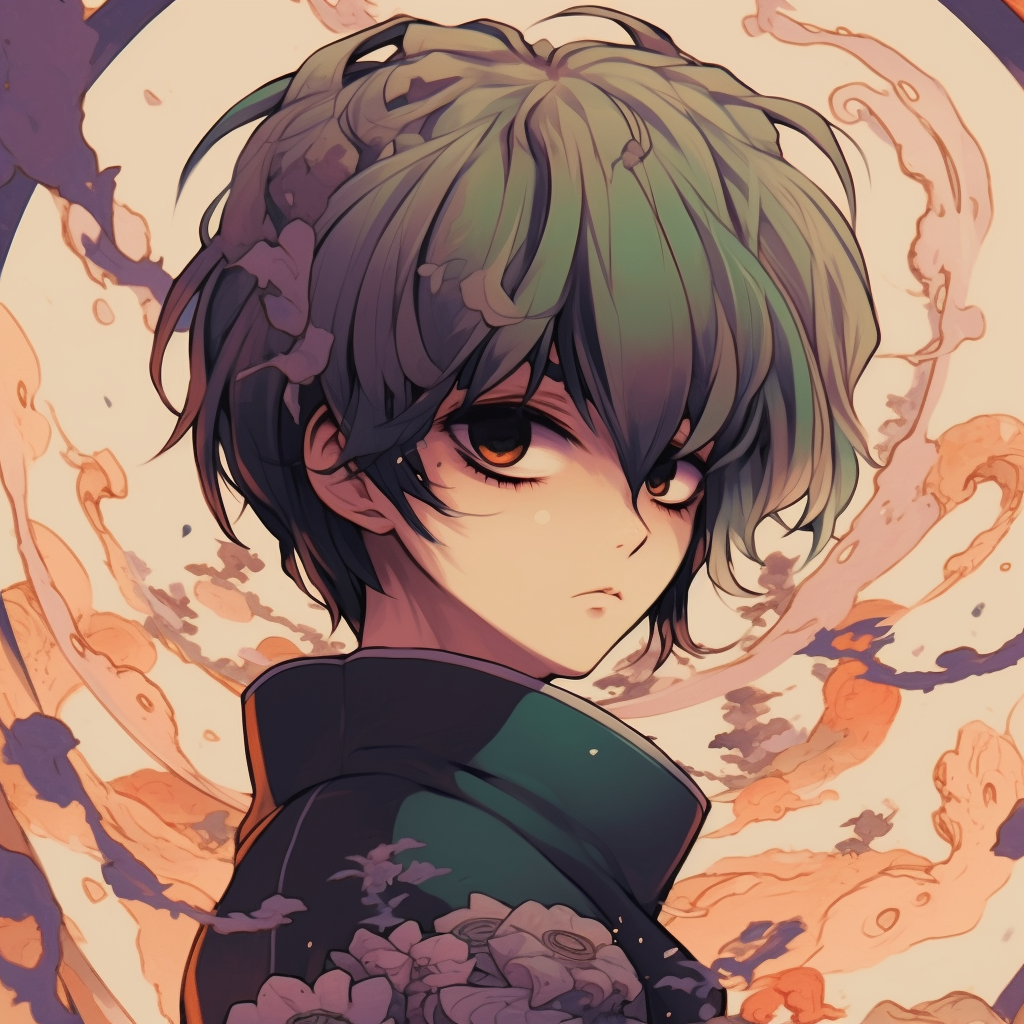 Smiling Chihiro from Spirited Away portrayed in an art style emphasizing serene beauty, with muted colors and gentle shading. artsy anime pfp for girlsHD, free download