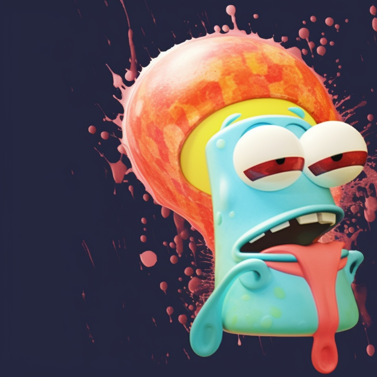 Close-up view of Spongebob and Pearl, displaying fine details and rustic textures. spongebob and pearl matching profile picture pfp for discord.