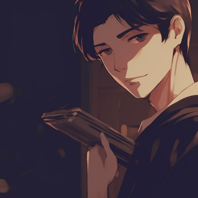 Two characters engaged in a dramatic display, bold lines, dark colors typical of classic anime style. vintage couple match pfp pfp for discord.