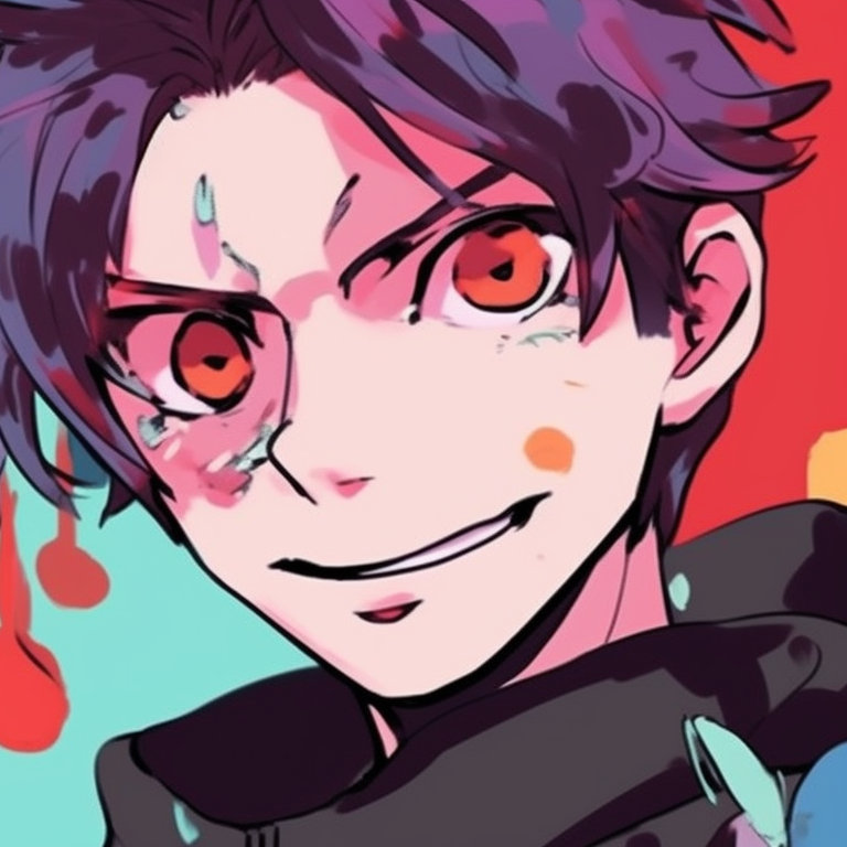 Two characters, clownish attire, in a minimalistic art, cheerful expressions. funny matching pfp for friends options pfp for discord.