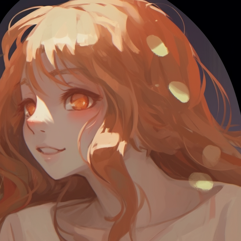 Two characters, intricately designed hairstyles, pastel backdrop, appear to be sharing secrets through a whisper. top whispering pfp discord pfp for discord.