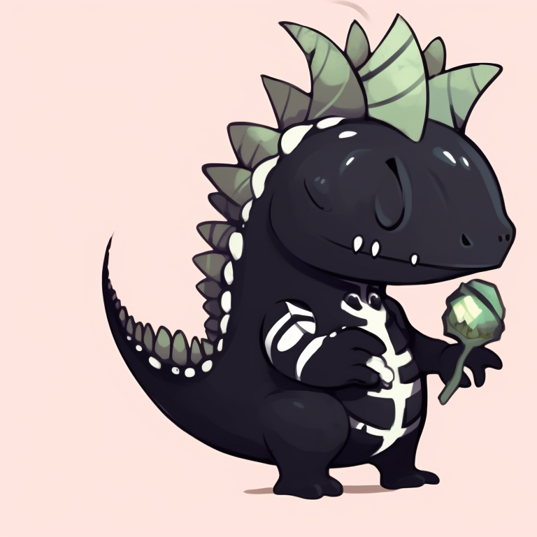 Two anime dinosaur characters in bandages like mummies, minimal grayscale shading with bright accents. artistic dino matching pfp halloween theme pfp for discord.