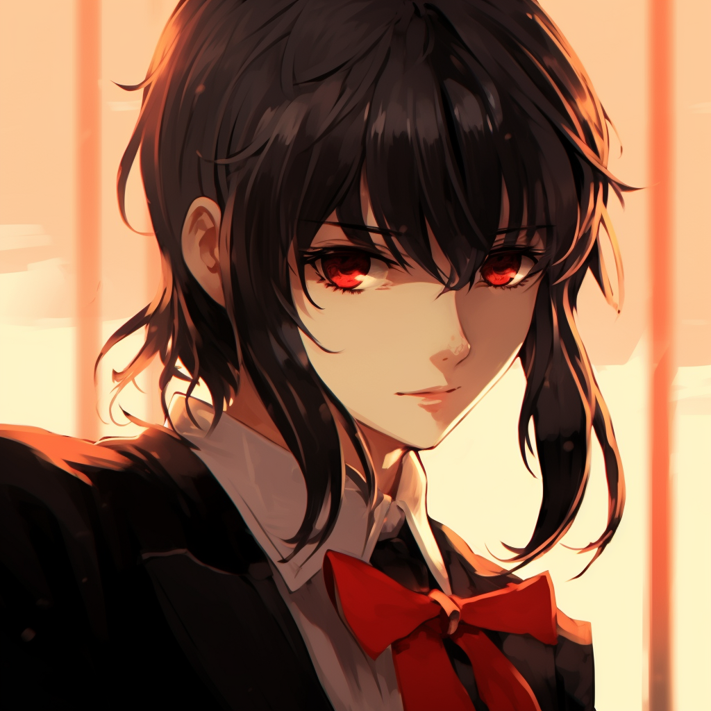Yumeko from Kakegurui basking in ethereal light, soft pastels and shading details top aesthetic anime pfp pfp for discord.