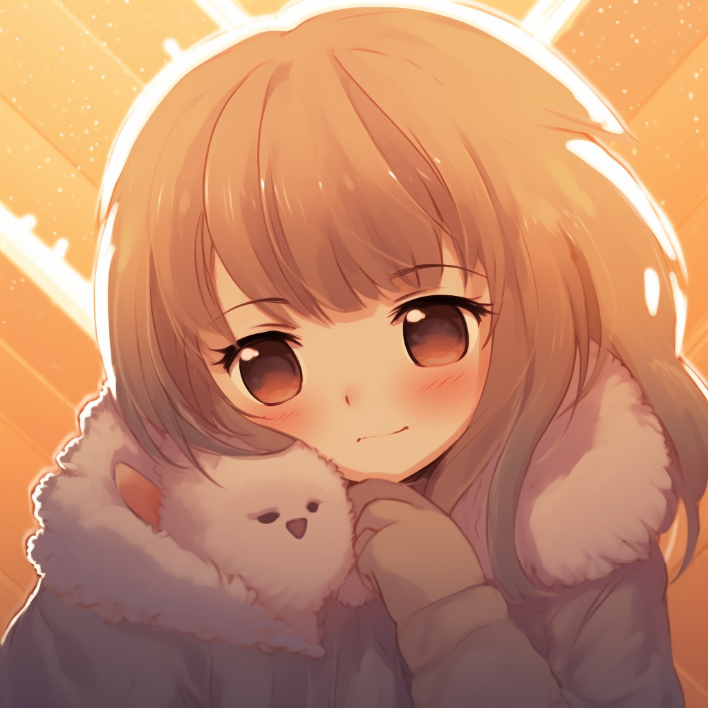 Anime Girl laughing joyfully, lively lines and expressive eyes. creating your cute anime girl pfp anime pfp