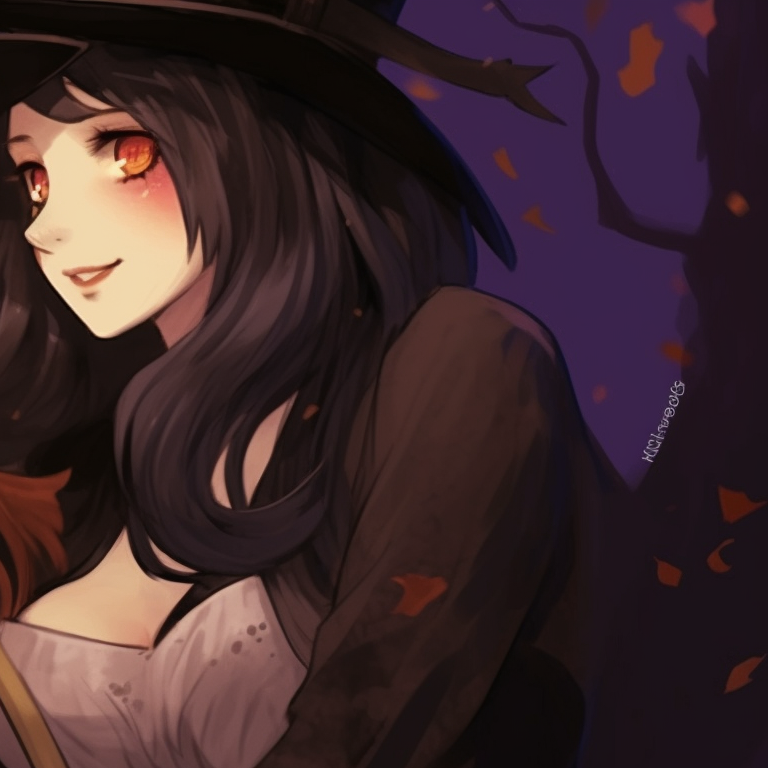 Two characters at a Halloween masquerade, ornate masks and atmospheric candlelight. couples matching pfp pinterest halloween pfp for discord.