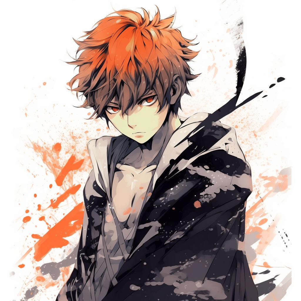 Ichigo's eyes draw focus, displaying the character's intensity and determination. aesthetic anime pfp for boysHD, free download