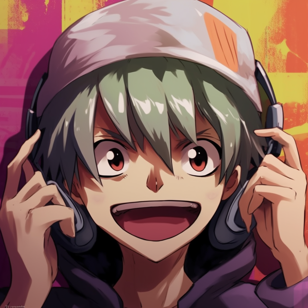 Luffy from One Piece with a serious expression, vibrant colors and polished lines. top anime pfp funny pfp for discord.