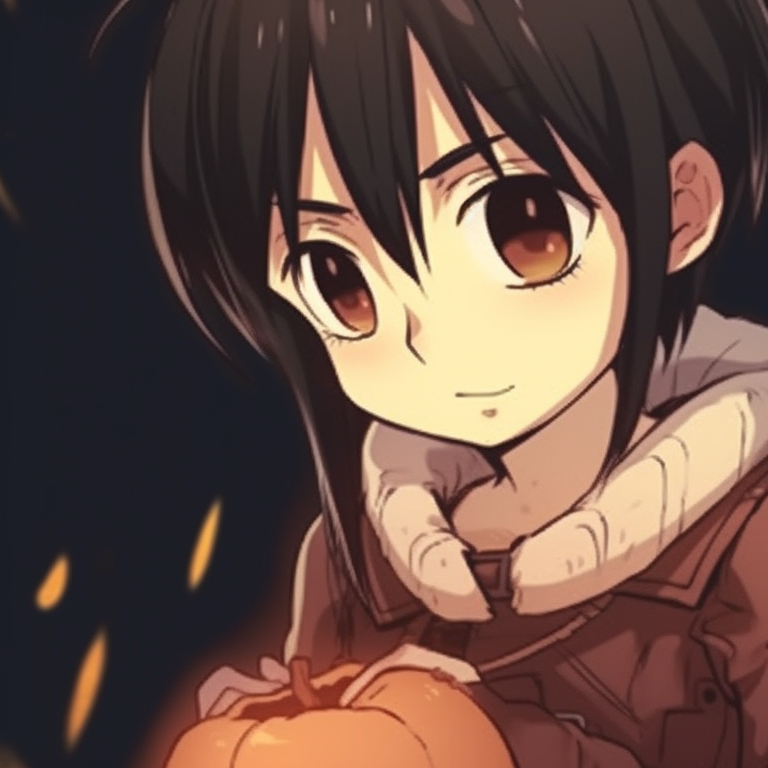 Eren in a vampire costume, Mikasa in a witch attire, rooms with gothic elements, dense line work and cool color palette. unearth eren and mikasa matching pfp halloween theme ideas pfp for discord.