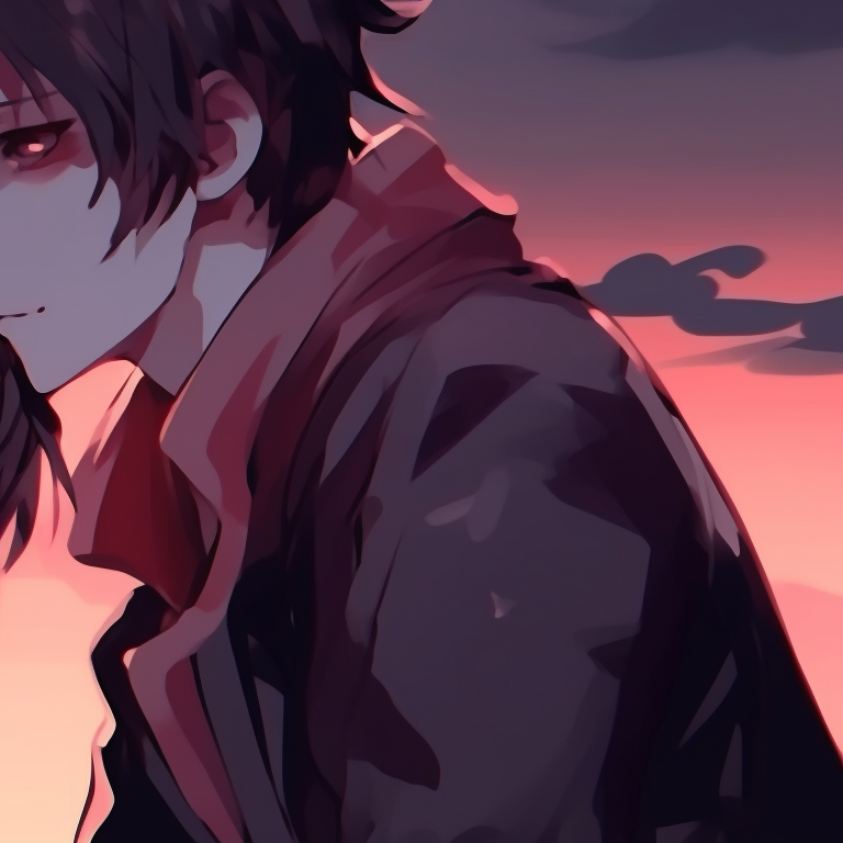 Two characters holding keys, cryptic ambiance, intricate gothic art style. pinterest ideas for matching couples pfp halloween theme pfp for discord.