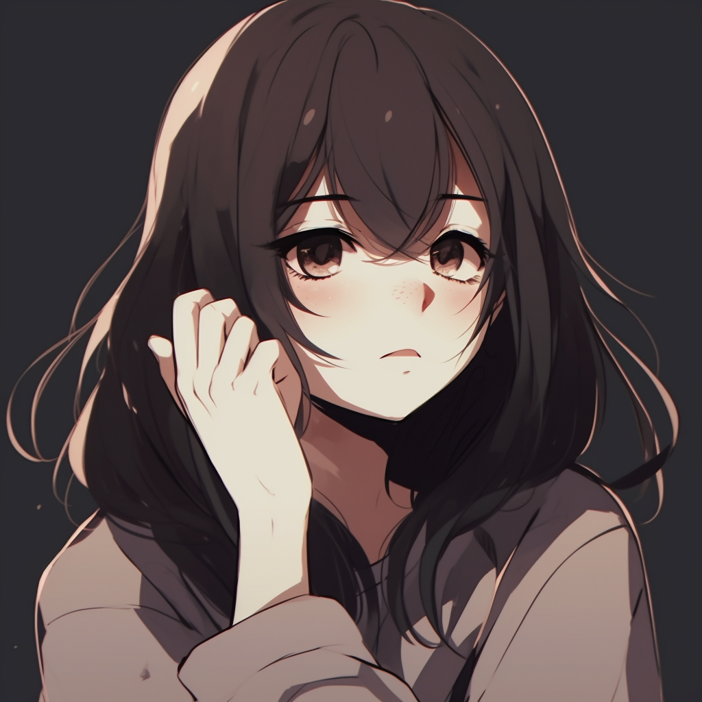 depressed anime girl pfp on Hero: depressed anime girl pfp
