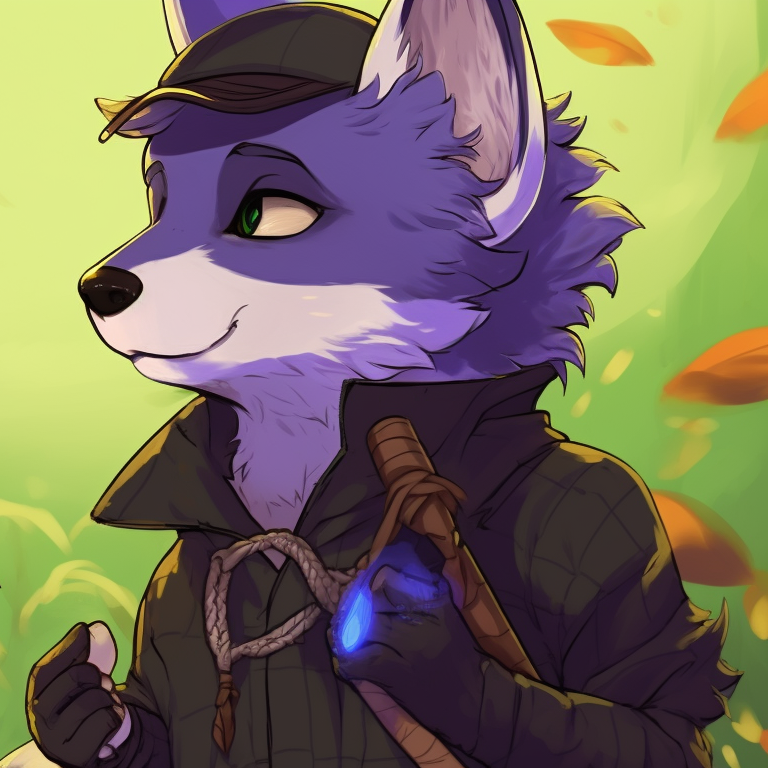 Two furry characters gazing at the stars, blending cool blues and warm yellows, celestial motifs. animated furry matching pfp pfp for discord.