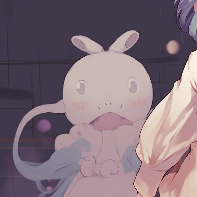 Character duo in matching ghost outfits, pastel color theme with gentle brush strokes download spy x family matching pfp halloween theme pfp for discord.