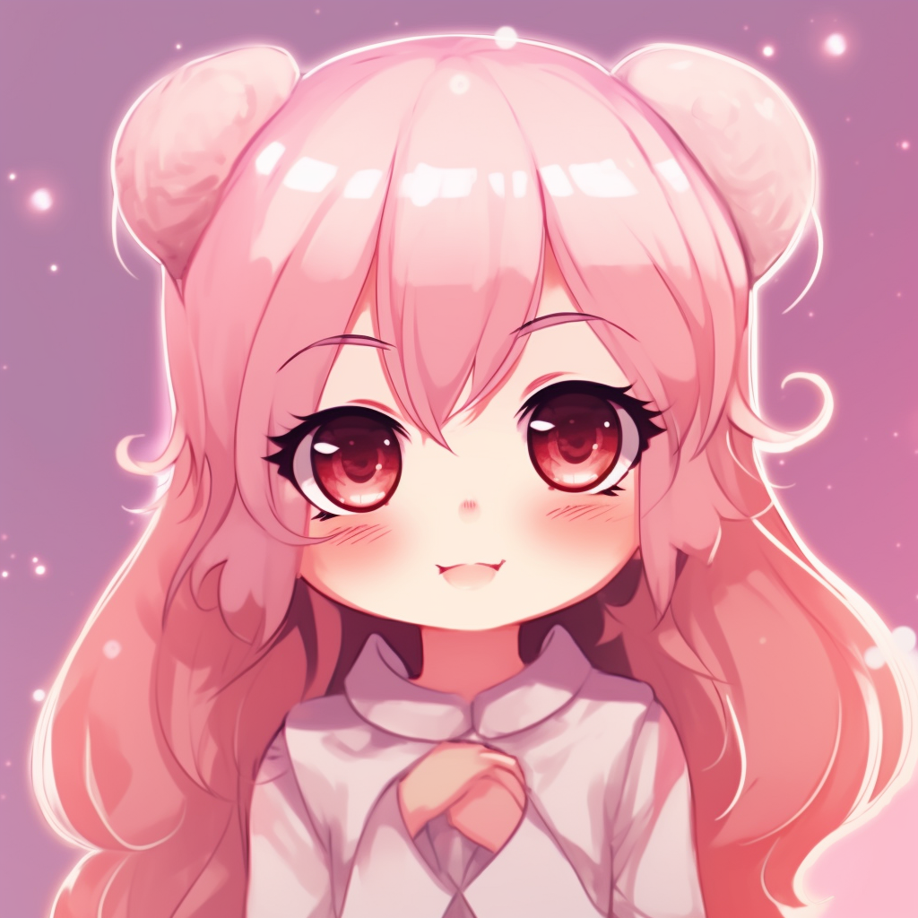 Inspired by angelic themes, this avatar features a halo, wings, and soft color gradients. kawaii anime avatar creations