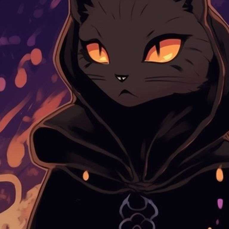 Two characters as spooked owls, cool tones with hazy detailing, perched on a branch. pfp pair animal halloween theme pfp for discord.