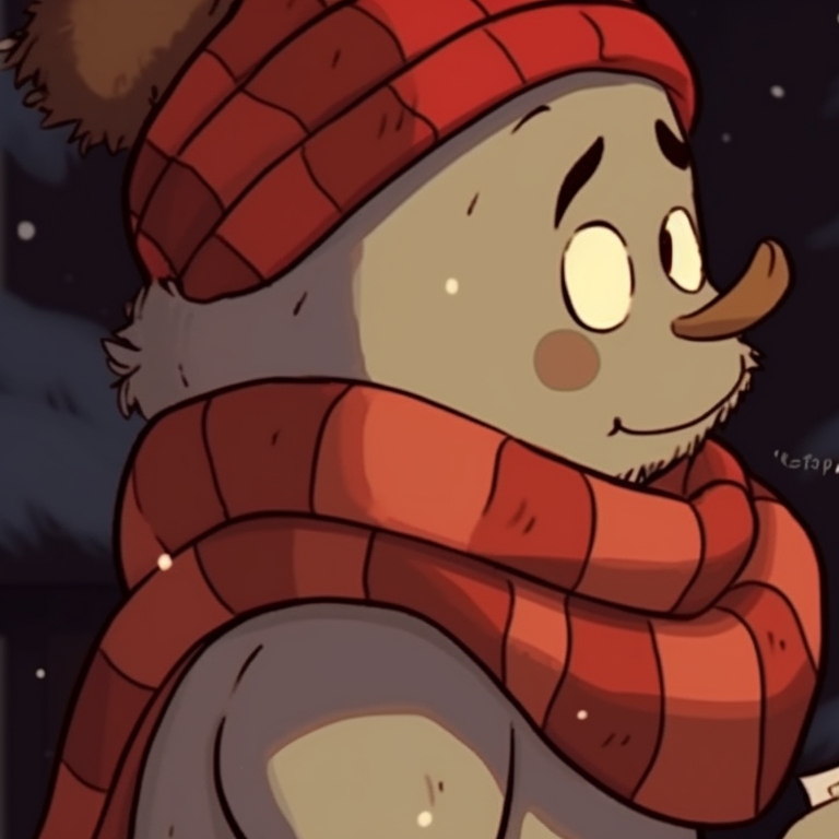 Two characters, holding a giant candy cane together, pastel colors and sparkles in the background. matching retro aesthetic cartoon pfp christmas inspirations pfp for discord.