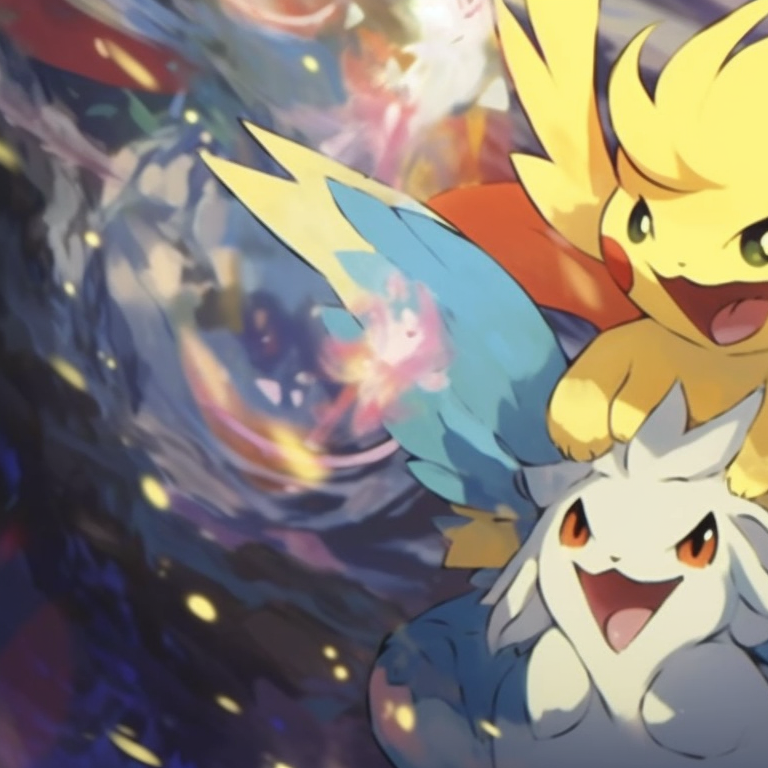 Jigglypuff and Clefairy, pastel colors and simplistic style, side by side with cheerful expressions. top-quality pokemon matching pfp pfp for discord.