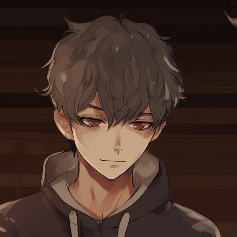 Two characters, rich textures and subdued lighting, in separate frames but mirroring each other's solitude. bl matching pfp creator pfp for discord.