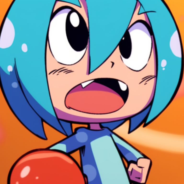Gumball and Darwin, splashed with intense colors, excited expressions. gumball and darwin series pfp pfp for discord.
