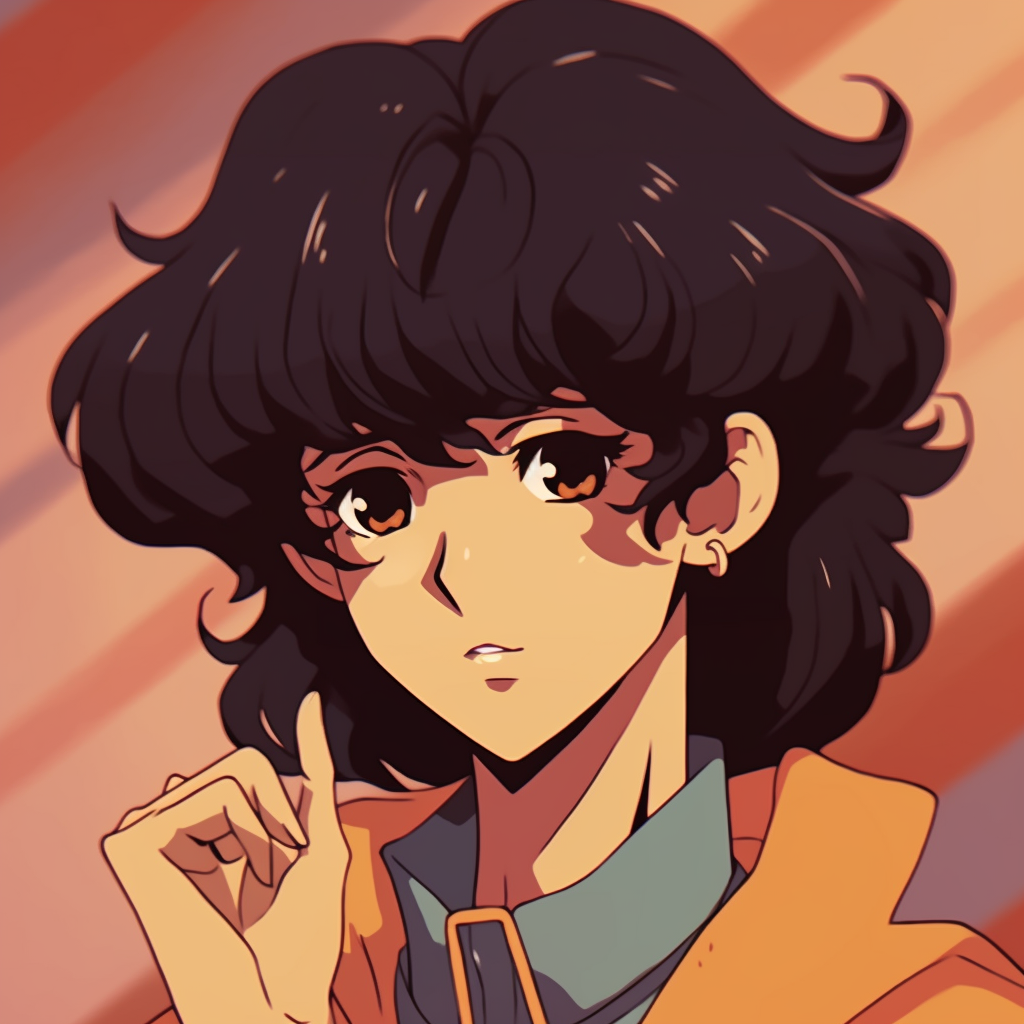 The legendary bounty hunter of the Bebop crew in a relaxed pose, casual attire and resting details 90s anime characters pfp