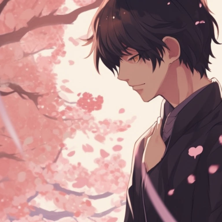 Two blushing characters, vibrant color scheme and expressive faces. shojo anime matching pfp couple pfp for discord.