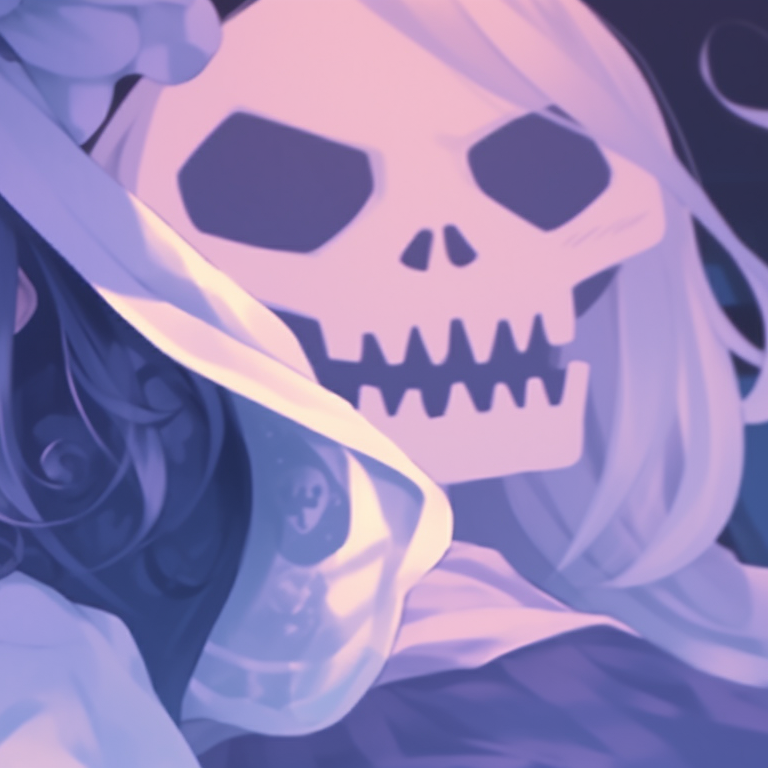 Two girls with pumpkins, vibrant orange colors and lively expressions. halloween themed girl discord pfp matching theme pfp for discord.