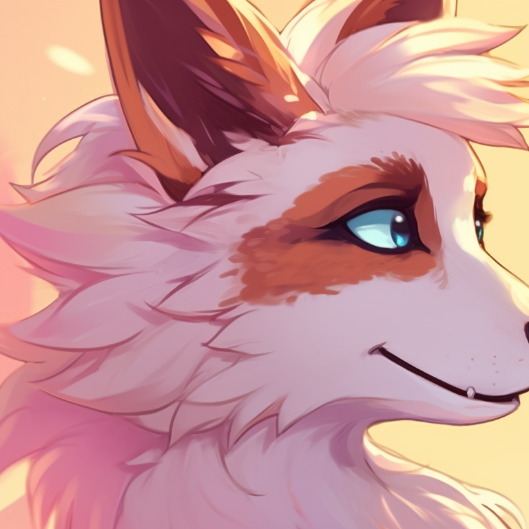 Anthropomorphic characters gazing at starlit skies, cool tones and sparkling details. furry matching pfp examples pfp for discord.