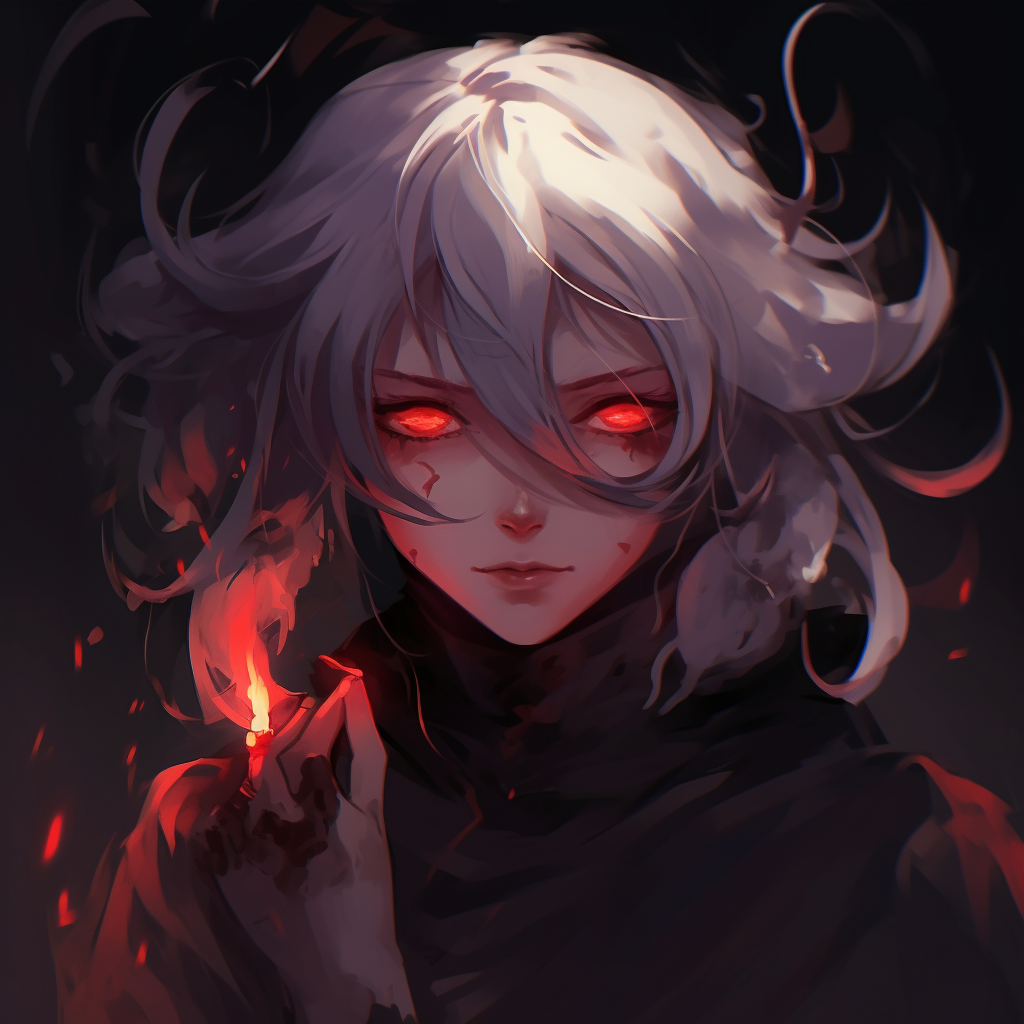 The vibrant life reflected in the demon boy's animated expression. creative demon anime pfp pfp for discord.