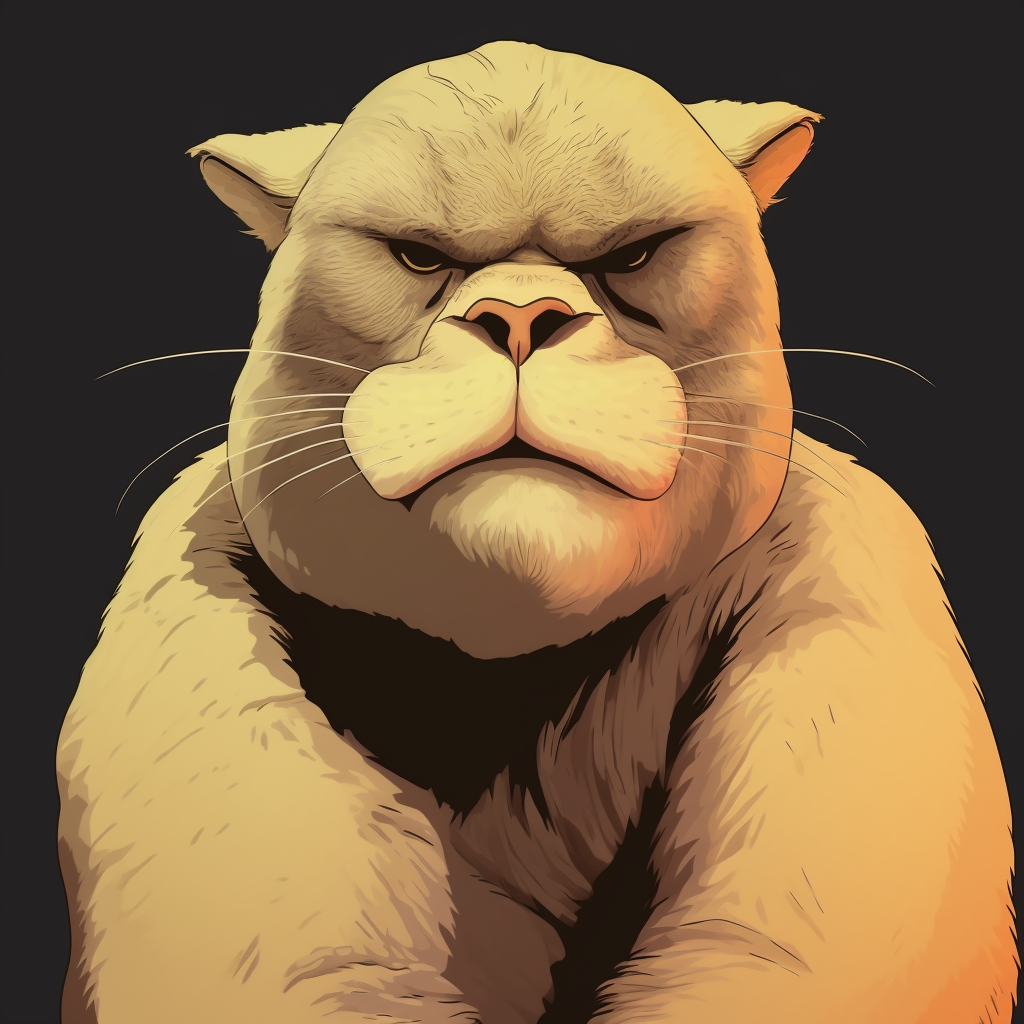 Parrot making a mischievous face, simplistic design and bright hues. humorous pfp pfp for discord.