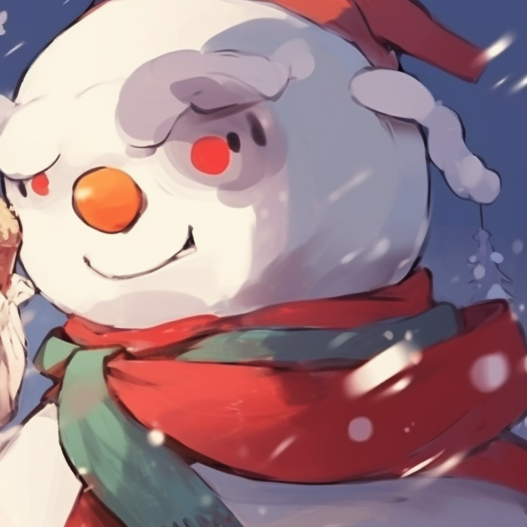 Two characters, opening presents with wide smiles, detailed background, and lively colors. trending matching shen comix pfp christmas pfp for discord.